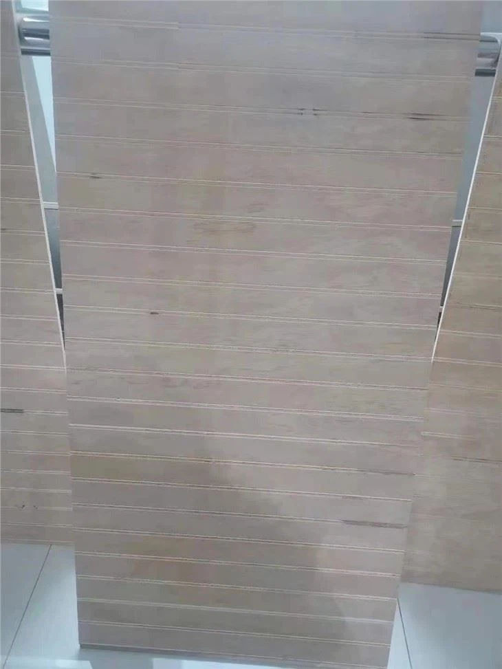 Grooved Plywood Poplar Plywood 12mm 15mm 18mm