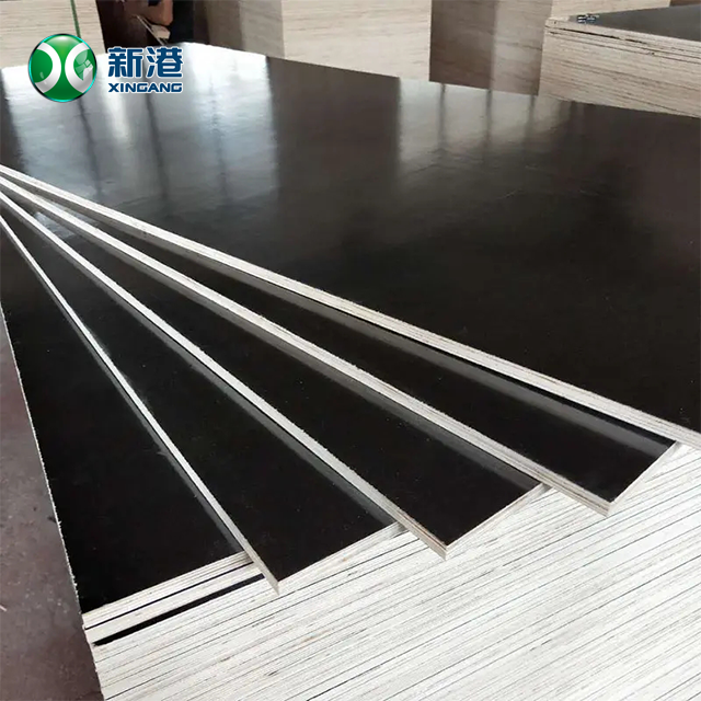 Shandong Direct 15mm Black Melamine Faced Board For Decoration Formwork Plywood Factory Price