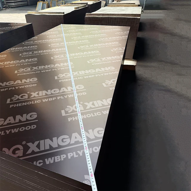 Film Faced Eucalyptus Plywood Smooth Surface Durable Core For Concrete Formwork factory